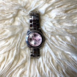 Rhinestone and Pink Ecko Watch